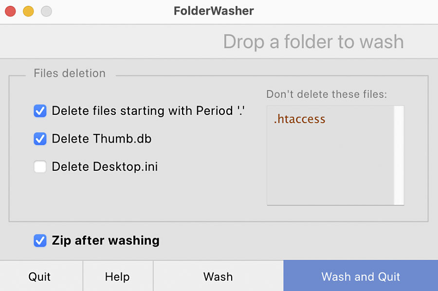 FolderWasher